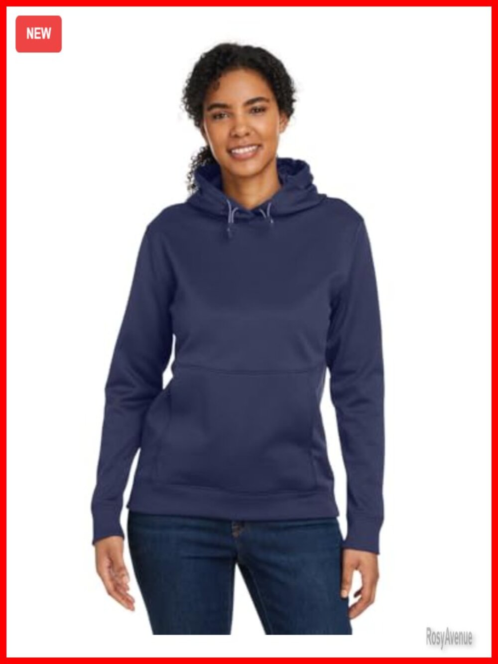 Water-Repellent Fleece Hoodie Breathable Active Pullover XS